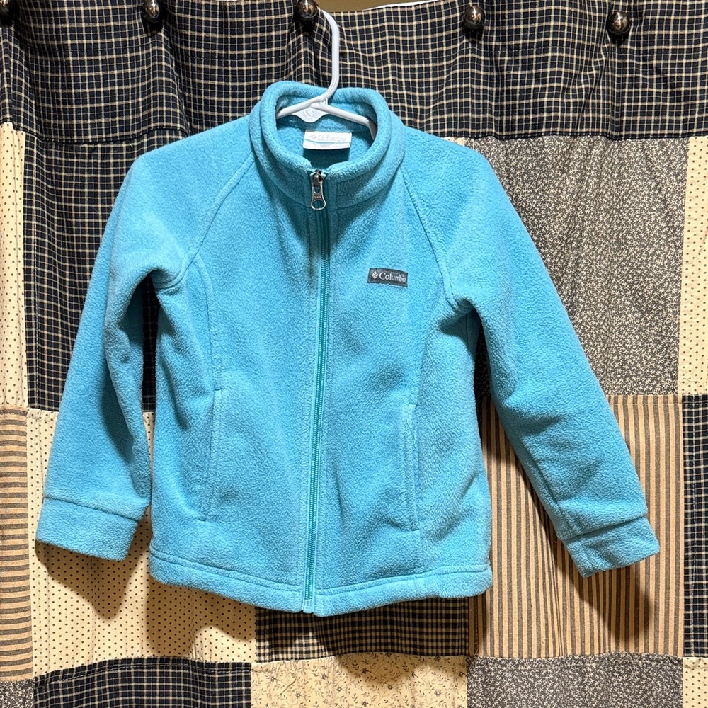 Toddler Columbia Turquoise/Blue Fleece Jacket. Great condition.
